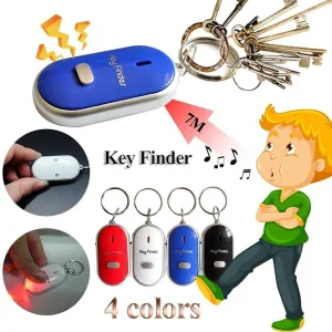 Key Finder Bluetooth-Compatible Smart Anti Lost Device Tag Keychain with Warning Alarm for Pet Wallet Security Protection