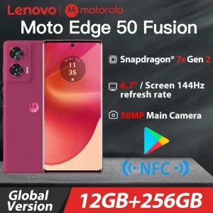 Global Version Motorola Moto Edge 50 Fusion 5g 6.7”SmartPhone Snapdragon 7 Gen 2 65w fast Charger 50MP Camera ESim