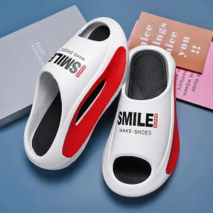 Men’s Sandal Slippers New Summer Sneaker Slippers Men Thick Bottom Platform Slides Soft Eva Slippers Casual Beach Shoes