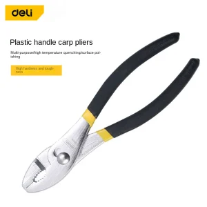 Deli 6″ 8″ 10″Carp Pliers Slip Joint Plier 2nd Gear Adjustable Automobile Repair Tool Big Mouth Fish Tail Pliers Slipper Pliers