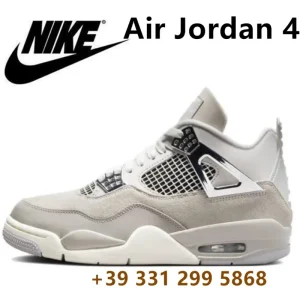 Nike-Air Jordan Retro 4 Seafm SE Craft Frozen moments Light iron ore Women Men Sneakers Trainers Basketball Shoes half price aot