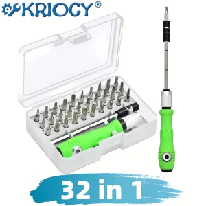 32 in 1 Multifunctional Screwdriver Set Mini Small Screwdriver Torx Phillips Magnetic Screw Driver Bit Portable Repair Tool Kit