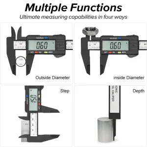 150mm 100mm Electronic Digital Caliper Dial Vernier Caliper Gauge Micrometer Measuring Tool Digital Ruler