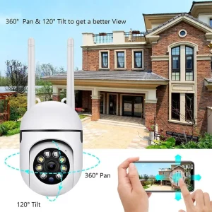 Wireless Camera 1080P HD Night Vision 2.4G hotspot 360° Rotate Anti-theft Monitor Security Surveillance Smart Camera for Phone