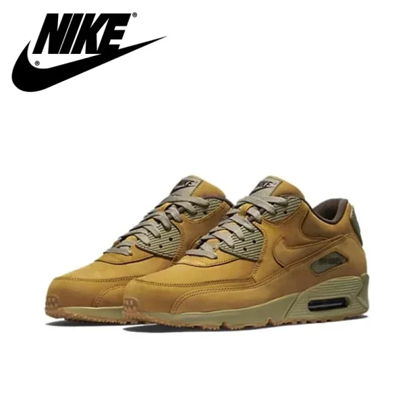 Nike Air Max 90 "Winter Wheat" Retro-style Low Air Cushion Outdoor Running Shoes For Men&Women Unisex Sneaker Casual - Image 6