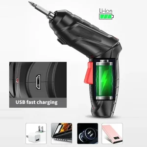 3.6V Electric Drill Cordless Power Tools Set Household Maintenance Repair 1800mAh Lithium Battery Mini Household Screwdriver