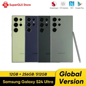 Samsung Galaxy S24 Ultra 5G Smartphone 12GB RAM 256GB/512GB ROM Snapdragon 8 Gen 3 120Hz LTPO AMOLED Display 200MP Quad Cameras