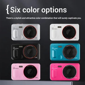 Digital Camera 2.5K Video HD Camera With 2.4 Inch Screen 72MP Portable Camera For Kids Beginner Professional Photographer