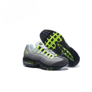 Nike Air Max 95 Patch OG Neon Retro-style Air Cushion Breathable Running Shoes For Men&Women Unisex Sneaker Casual shoes