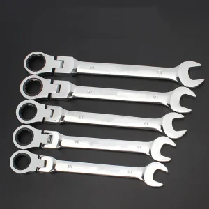 1PC Combination Ratchet Wrench, with Flexible Head, Dual-purpose Ratchet Tool, Ratchet Combination Set. Car Hand Tools