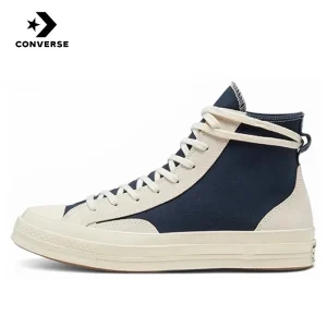 Converse 1970s Chuck hi Obsidian Non slip Wear resistant Breathable Lightweight High Top Canvas Shoes for Men and Women