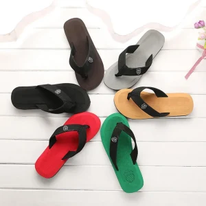 High Quality Men Beach Shoes Summer Casual Flat Slippers Male Indoor Bathroom Anti-Slip Flip Flops Man Flip-Flops Men Sandals