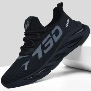 Men’s sports and leisure shoes, men’s summer trend new shoes, round headed black men’s sports shoes