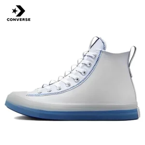 Converse Chuck Taylor All Star CX Explore Non slip and Durable High cut Canvas Shoes for Men and Women in Blue and White