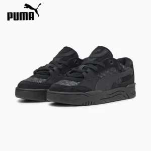 Original PUMA 180 Luxe Sports Black Men’s Boarding Shoes Casual Low-top Shoes Sneakers 393218-01