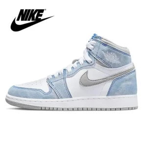 Nike-Air Jordan Retro 1 One AJ1 High UNC Toe Smoke Grey Hyper Royal Travis Scott Women Men Sports Sneakers Basketball Shoes OA