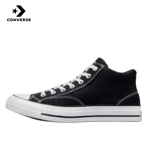 Converse Chuck Taylor All Star Malden Street Retro Anti slip and Wear resistant Middle Top Canvas Shoes for Men and Women