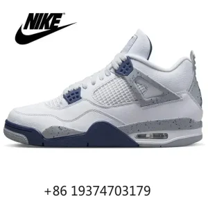 Nike-Jordan Air Retro 4 4S Midnight Navy Union Noir Black BORDEAUX Women Men Sports Sneakers Trainers Basketball Shoes OA