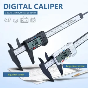 Digital Caliper Electronic Plastic Calipers Vernier Measuring Tools Carpentry Tool Ruler Large Screen Pachometer Digital Caliber