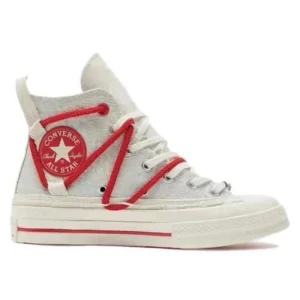 Converse Chuck 70 comfortable, non slip, wear-resistant high top canvas shoes for both men and women in beige color