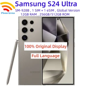 Original Samsung Galaxy S24 Ultra 5G S928B 6.8″ 12GB+256GB 512GB ROM Global Version NFC S Pen Octa Core Unlocked AI Cell Phone