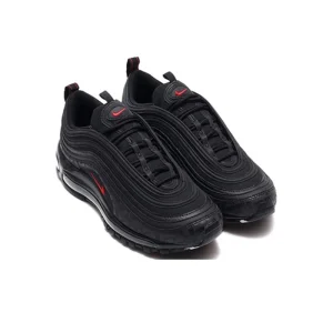 Original Nike Air Max 97 Black Bullet Men’s and Women’s Running Shoes Breathable Sports Unisex Black White Sneakers AR4259-001