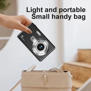 4K HD Digital Camera for Photography and Video Autofocus Anti-Shake 56MP Compact Vlogging Camera 3 Inch Self Timer Video Camera