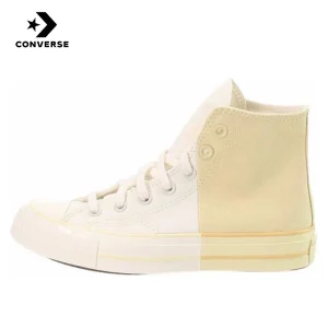 Converse 1970s Chuck Taylor All Star Comfortable, Versatile, Anti slip, Wear resistant Mid Top Canvas Shoes for Men and Women