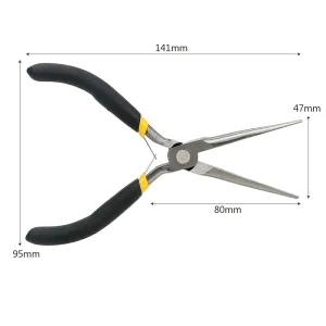 NICEYARD Multifunction Stripping Needle Pliers Long Nose Steel Cutting Clamping Pliers Tools For DIY Small Jewelry Accessory