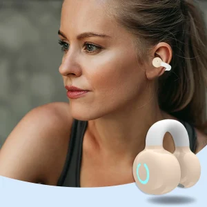 Meow Headphones Mini True Wireless Headphones Version 5.3 Sports Hover Headphones Single Ear Stereo Ear Clip On Earbuds for