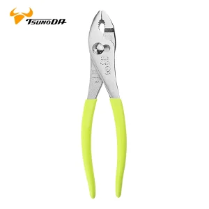 TSUNDA Tool 8-Inch Slip Joint Pliers Cutting Function is Available with Narrow Jaw Position NO.PL-200