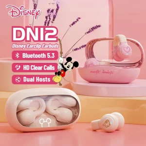 Disney DN12 Earclip TWS Wireless Earbuds HIFI Surround Stereo Bluetooth 5.3 Earphones Sports Gaming Bluetooth Headphone with Mic