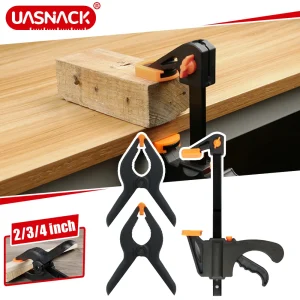 4Inch Mechanical Workshop Table F Clamp Fixed Kit Quick Ratchet Release Speed Squeeze Hard Wood Working Tool DIY Hand Tools