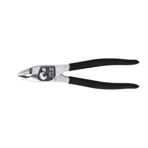 TSUNODA King TTC 208mm Slip Joint Pliers PVC Dipped Handle Clamp Tool Serrated Jaw Quick Screw Fishtail Plier SPL-200G