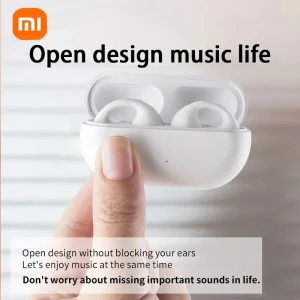 Xiaomi Headphones Bone Conduction Ear-Clip Earphone Bluetooth-compatible Wireless Earbuds 3D Surround Stereo Bass Sports Headset