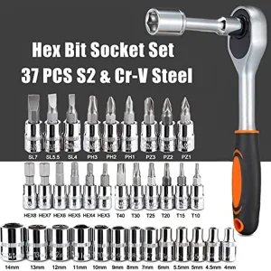 46pcs Socket Wrench Set Ratchet Spanner Multi-functional Car Repair Tool Professional Mechanical Workshop Tools Kit Motorcycle