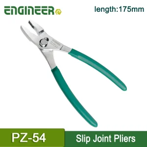 ENGINEER Slip Joint Pliers Stripped Screw/Broken Screw/Rusted Screw/For Diameter 3-9.5 mm Made in Japan PZ-54