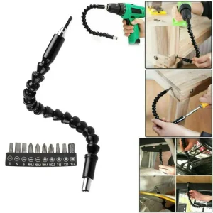 Flexible shaft extensions Electric Drill Screwdriver Bit Universal Snake flexible Hose Extend Rod Set Impact Driver Ratchet