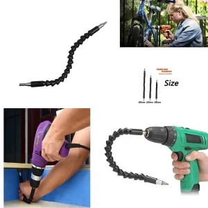 Flexible shaft extensions Electric Drill Screwdriver Bit Universal Snake flexible Hose Extend Rod Set Impact Driver Ratchet