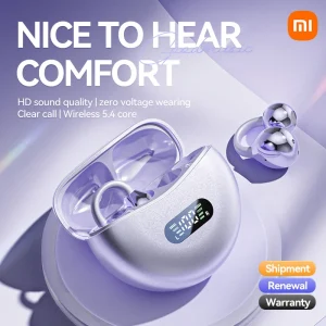 Xiaomi TWS M79 Bluetooth Earphones Ear Clip Bone Conduction Earbuds Sport Game Headset Noise Cancelling Waterproof Headphones