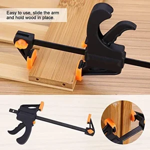 4/6/8/10/12/18/24 Inch 1Pc Woodworking Work Bar F Clamp Clip Set Hard Quick Ratchet Release DIY Carpentry Hand Tool Gadget