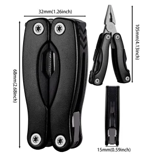 Outdoor Multitool Pliers Folding Knife Camping Portable Stainless Steel Edc Folding Multifunction Tools Portable Knife Pliers