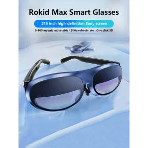 Rokid Max AR 3D Smart Glasses Micro OLED 215”Max screen 50° FoV Viewing For Phones/Switch/PS5/Xbox/PC VR All-in-One New