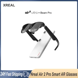 XREAL Nreal Air 2 Pro Smart AR Glasses 330″ MAX Screen Private Cinema with Beam pro Portable TV Box for iphone/Android/PC Gaming