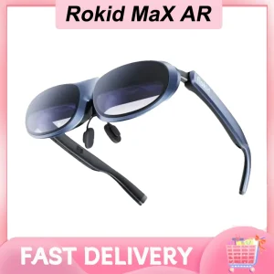 Rokid Max AR Glasses Wearable Headsets Smart Augmented Reality Glasses for Video Display Myopia Friendly Portable Massive 1080P