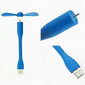 Portable USB Cooling Mini Fan Flexible Detachable Cooler Handheld Small Summer Gadgets For Power Bank Computer AC Charger Laptop