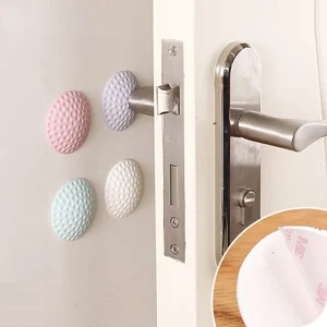 Kitchen Gadgets Accessories Mute Door Lock Wall Protective Pad Home Fenders Protection Creative Styling Home Decoration