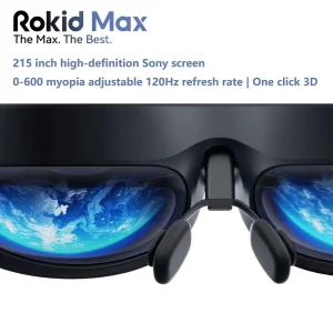 Rokid Max AR 3D Smart Glasses Micro OLED 215”Max screen 50° FoV Viewing For Phones/Switch/PS5/Xbox/PC VR All-in-One