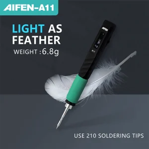 AIFEN A11 USB Soldering Station Charging Soldering Iron Portable For Cell-Phone Repair Welding Tools Compatible C210 Handle